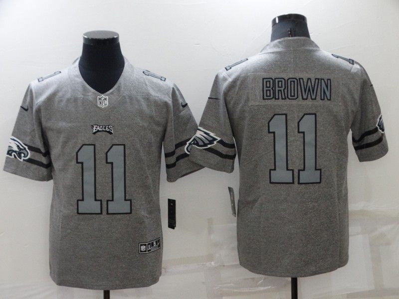 Men Philadelphia Eagles #11 Brown Grey 2022 Nike Limited Vapor Untouchable NFL Jersey->san francisco giants->MLB Jersey